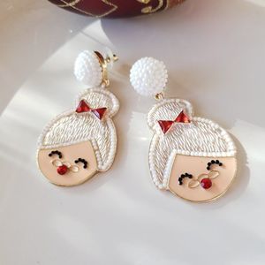New! Baublebar Mrs. Clause Dangle Earrings